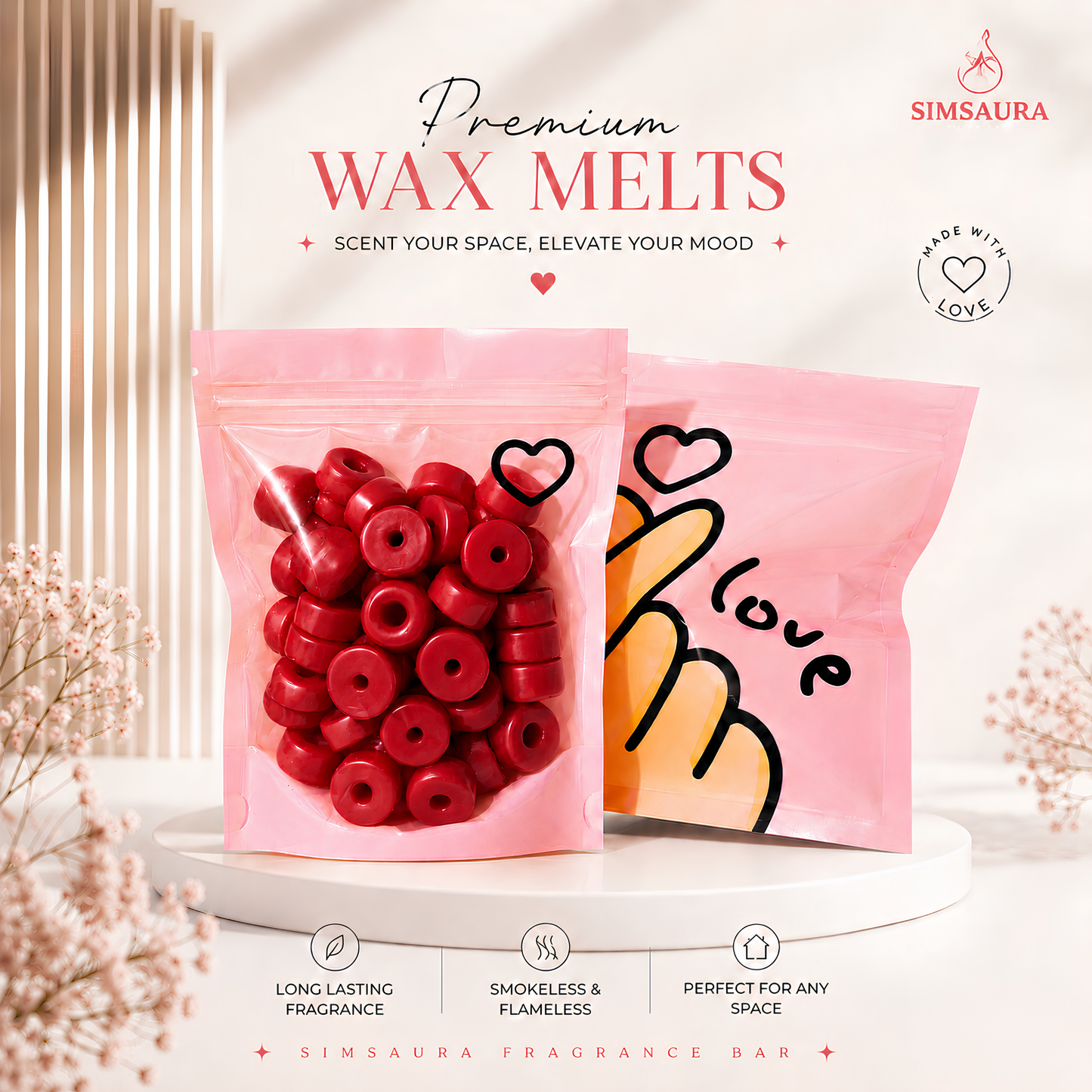 Simsaura Premium Donut Wax Melts Value Combo Pack