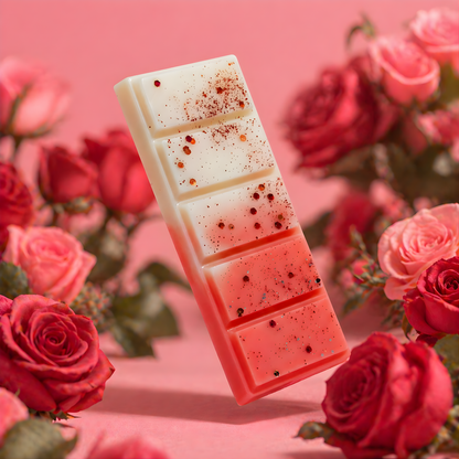 Crimson Rose Wax Melt Bar – Deep Floral Home Fragrance