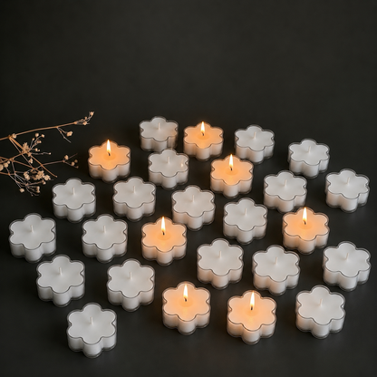 Premium Tealight Candles (Pack of 10) – For Wax Melt Burners