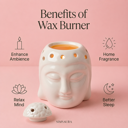 Buddha Wax Melt Burner – Ceramic Tealight Warmer
