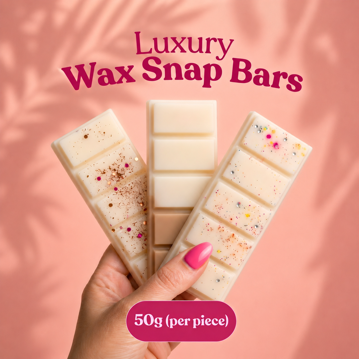 Floral & Warm Fragrances Wax Melt Collection – 3 Premium Fragrances Soy Bars