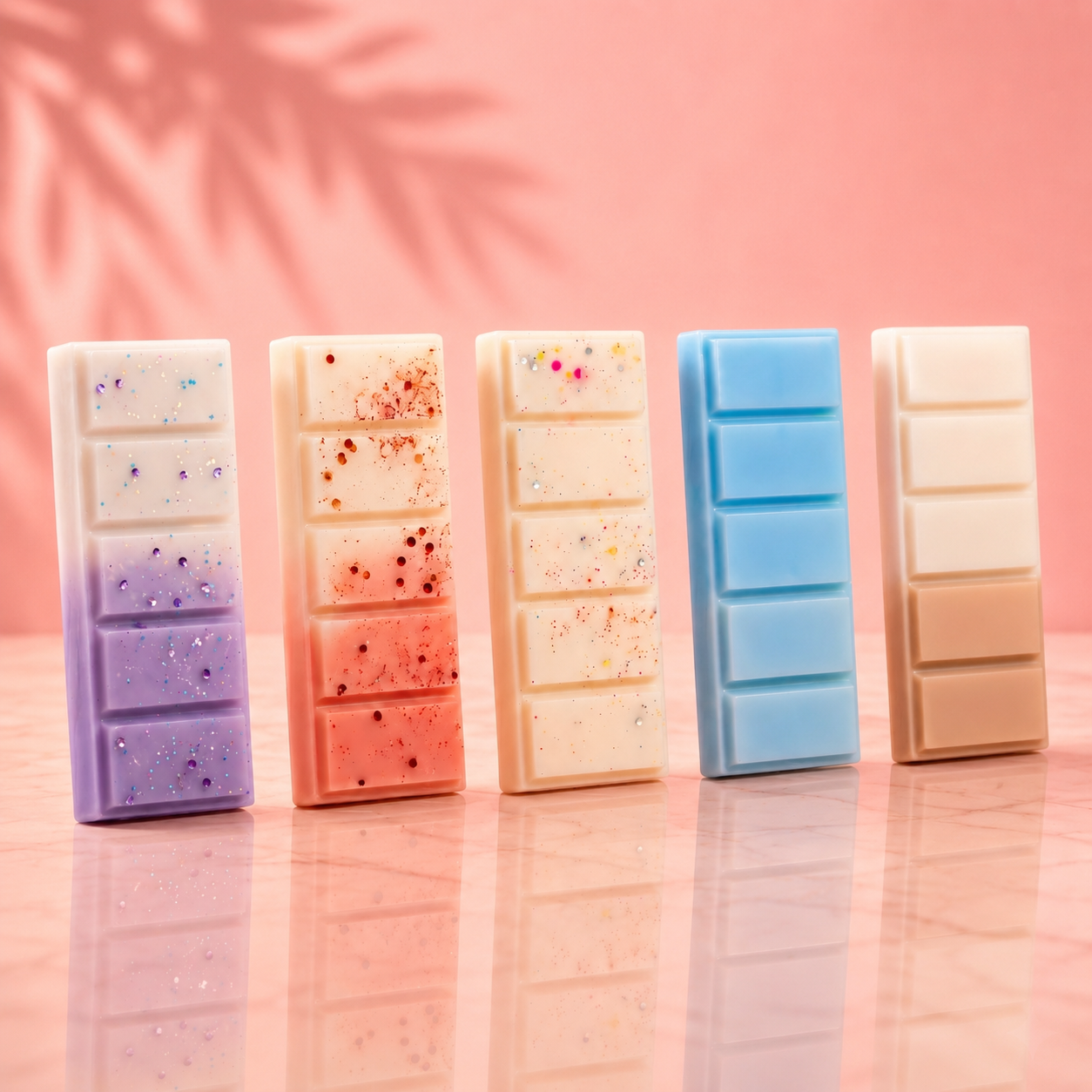 Ceramic Wax Melt Gift Set – Burner + 3 Soy Fragrance Bars + 3 × Tealight / 1 × Glass Matchstick Bottle