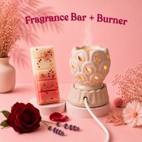 Electric Fragrance Wax Melt Gift Set – Burner + Premium Fragrance Soy Wax Bars