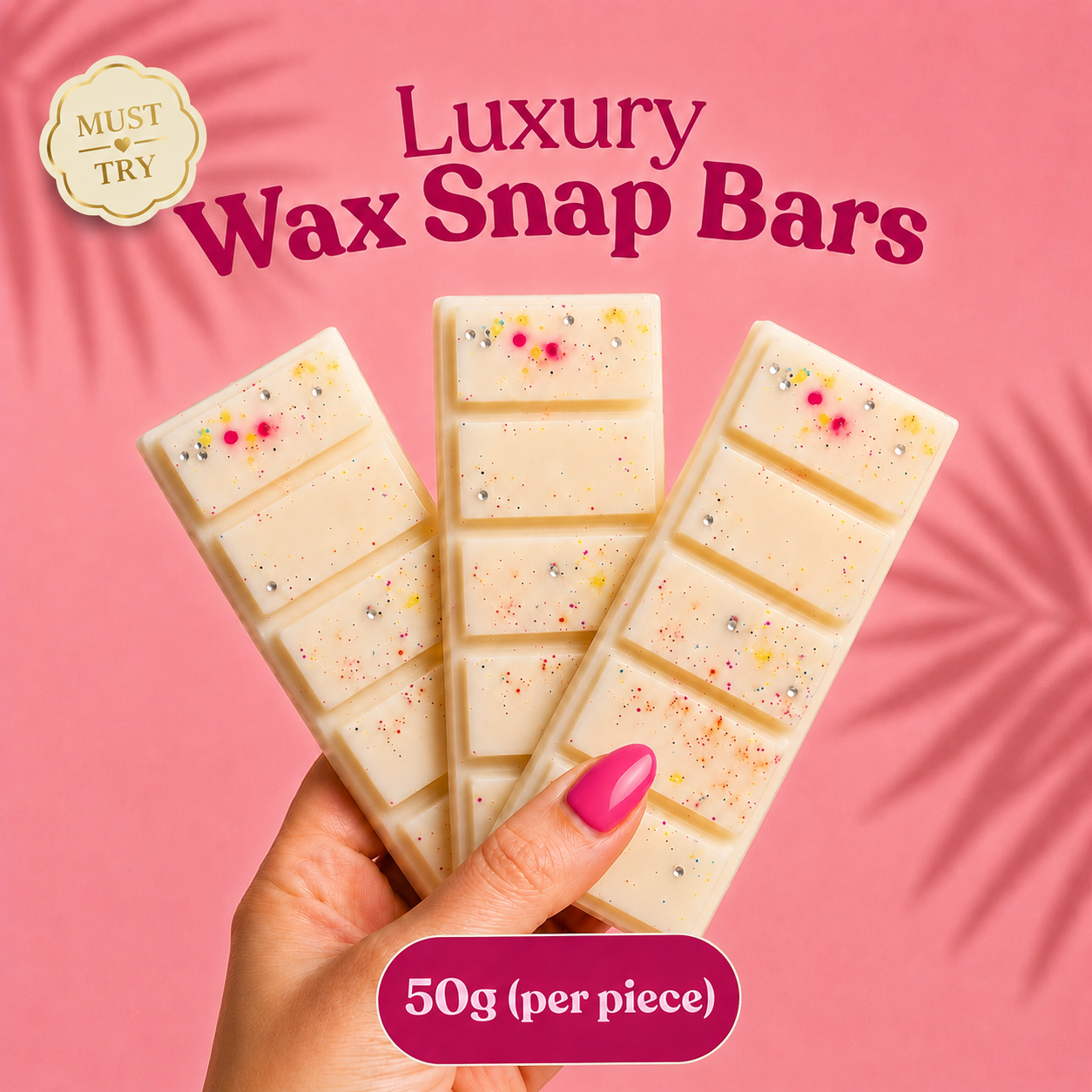 Midnight Vanilla Wax Melt Bar – Warm & Cozy Home Fragrance