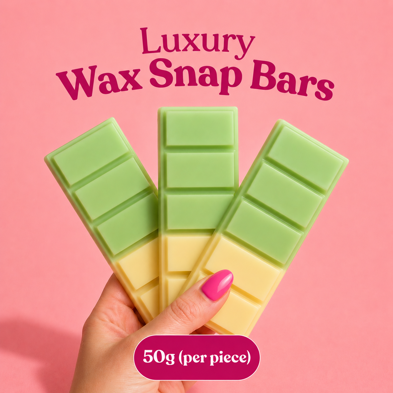 White Jasmine Wax Melt Bar – Soft Floral Home Fragrance