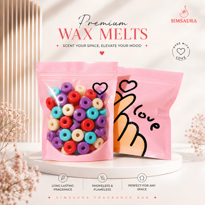 Simsaura Premium Donut Wax Melts Value Combo Pack